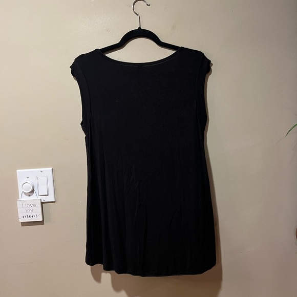 Gypsy Sky Black Sleeveless Top w/Bedazzled Red Gem Lips - Picture 14 of 16